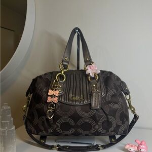 Y2K Brown Coach Ashley bag